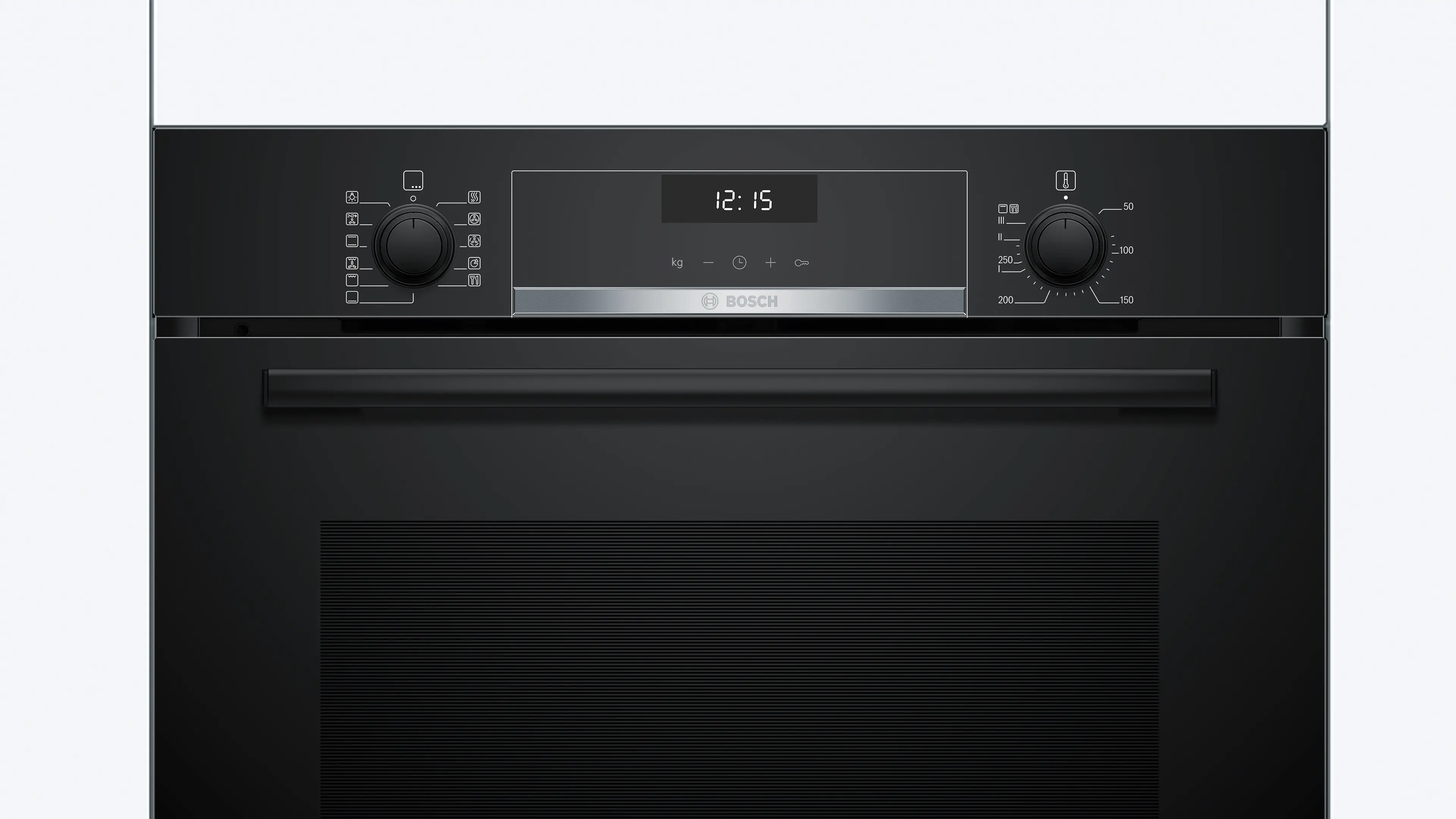 Serie 6 Bakoven 60 x 60 cm Zwart