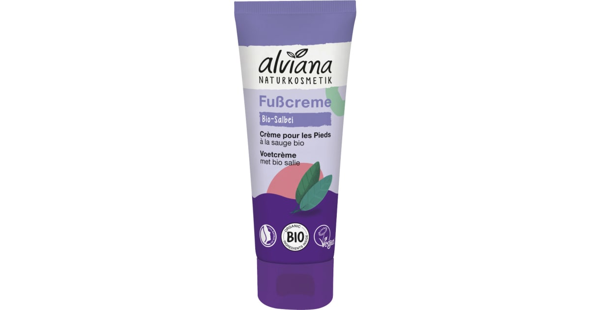 alviana Fußcreme mit Bio-Salbei