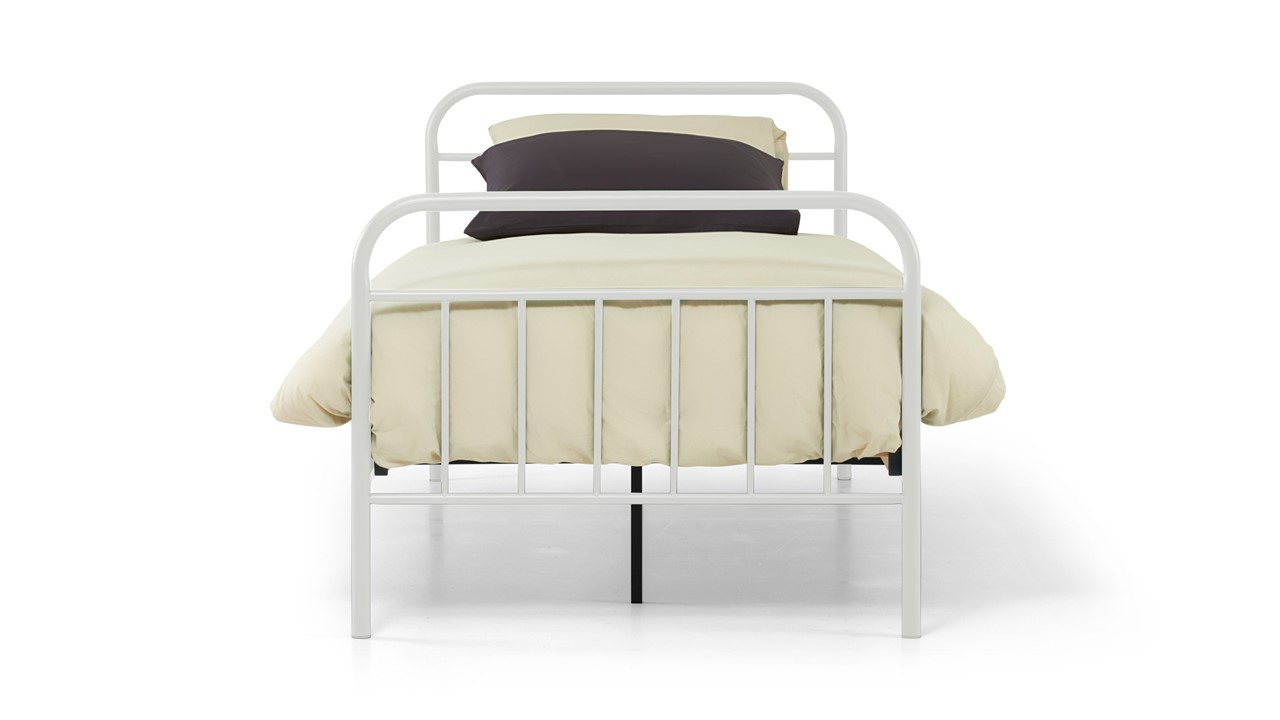 Bed Alex 1-persoons wit
