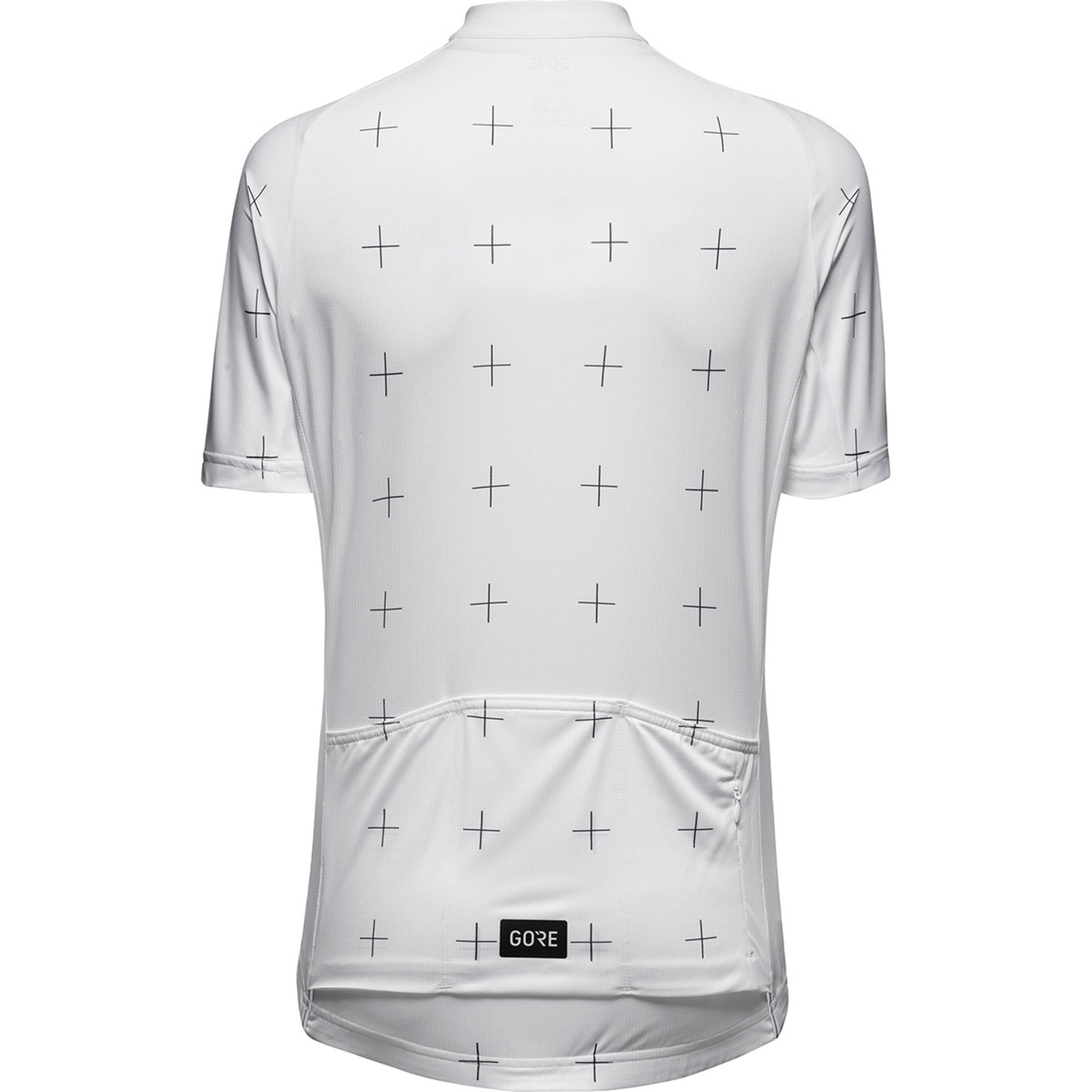 GORE Wear Daily Fietsshirt Korte Mouwen Wit/Zwart Dames