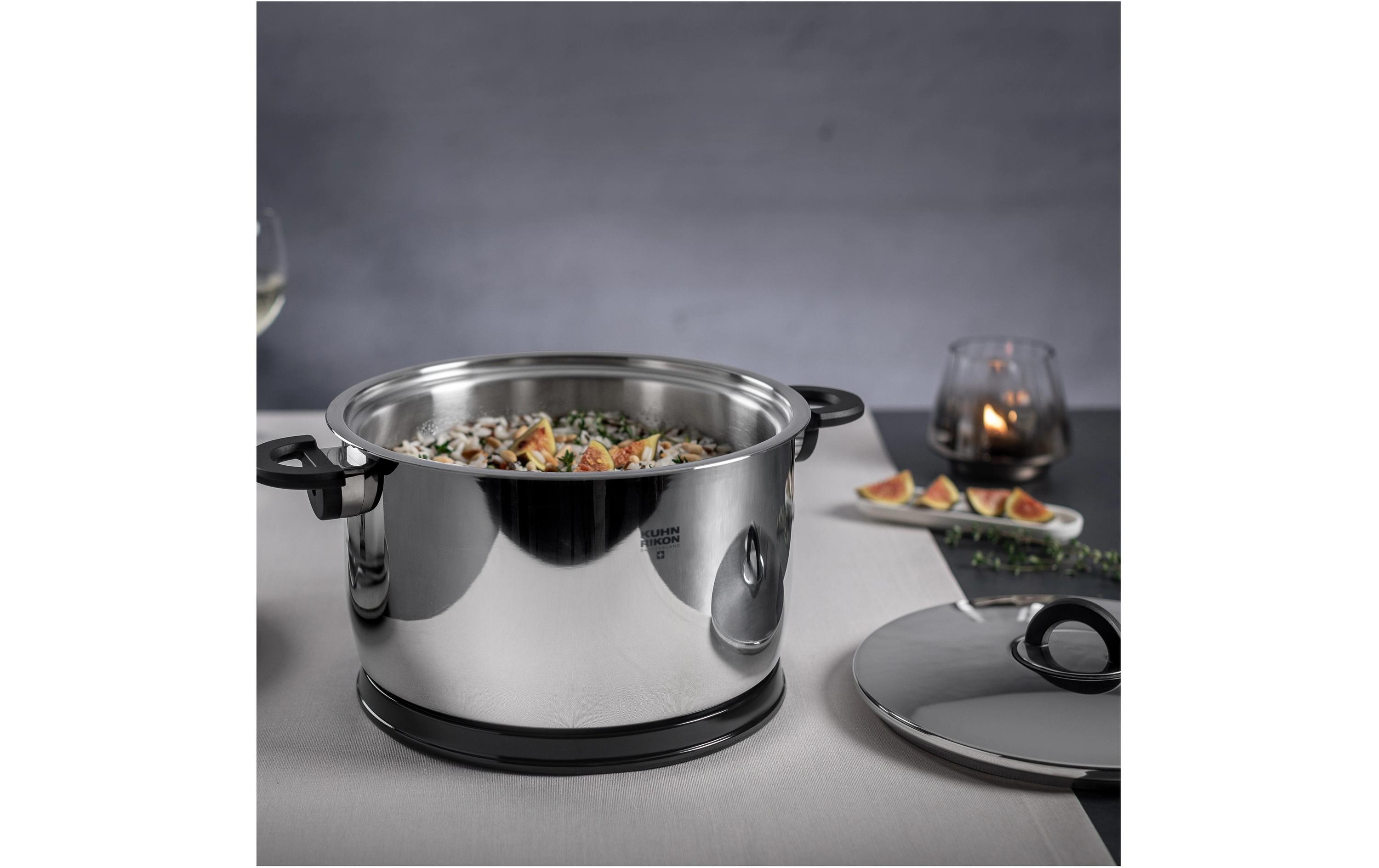 Servierkasserolle Durotherm Pro 22 cm, 5 l, Schwarz<br>Servierkochtopf