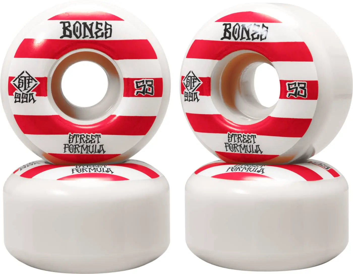 Bones STF V4 Wide Skateboard Hjul 4-Pak | SkatePro