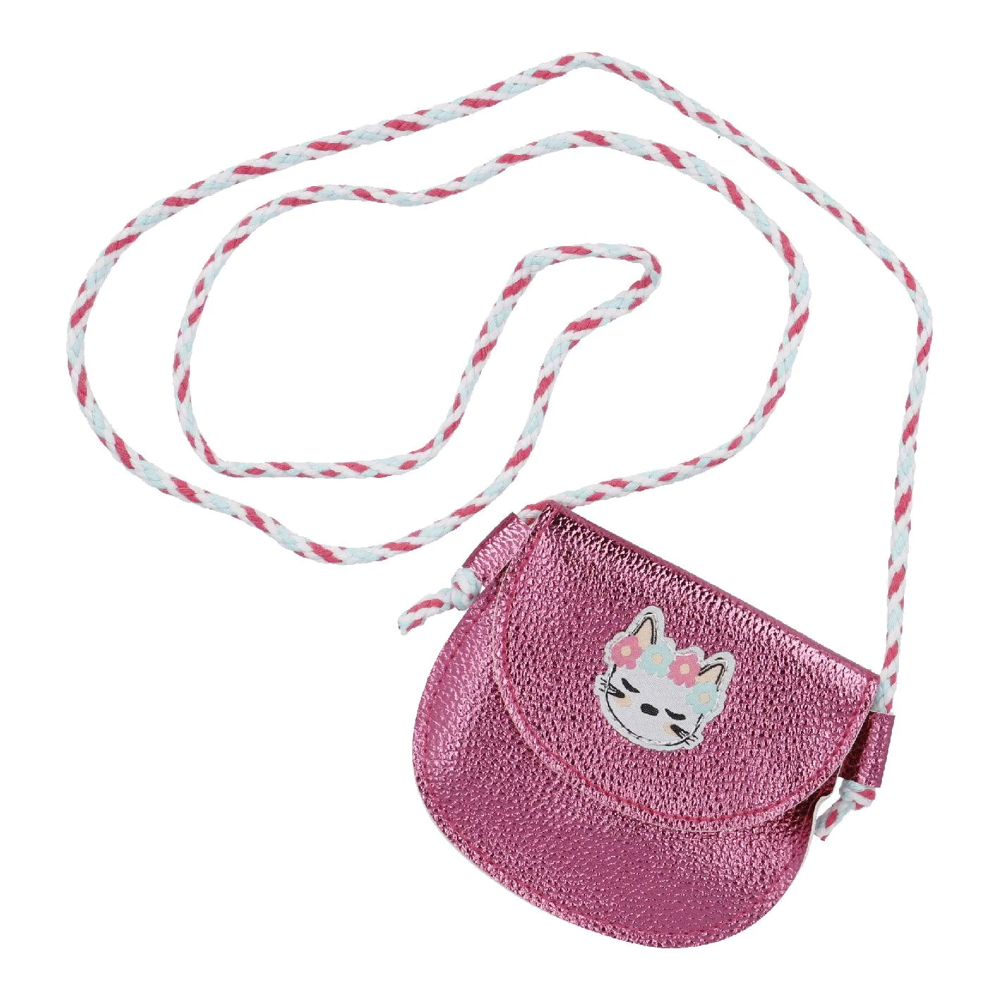 Geldbörse Patch, Katze/pink