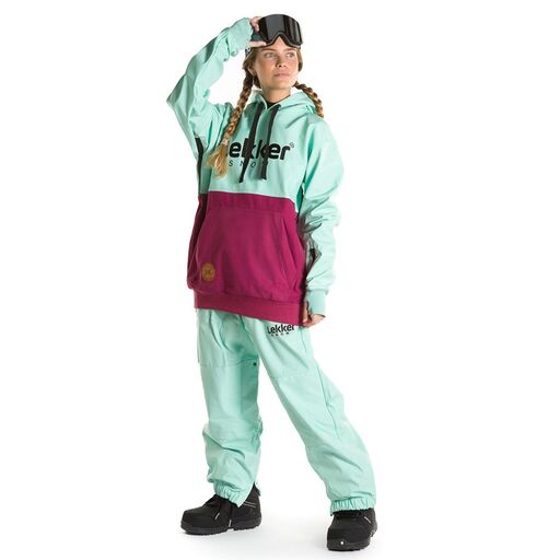 Sudadera 10 K Lekkker Snow Mint Maroon