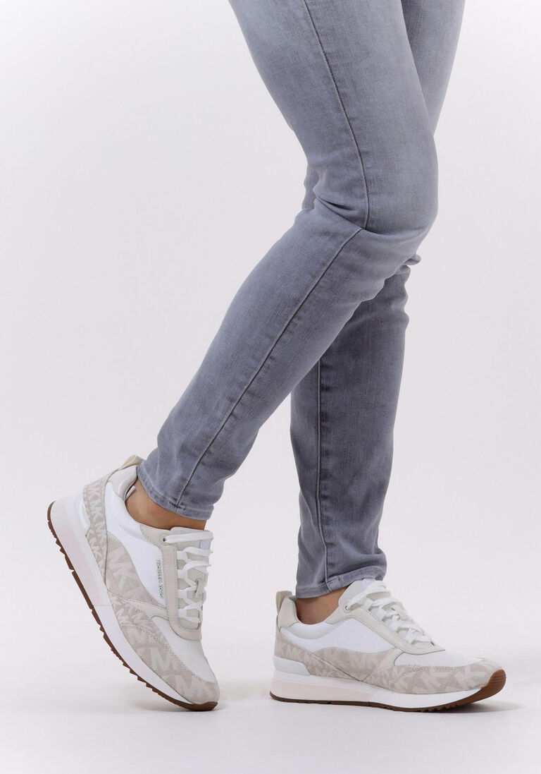 MICHAEL KORS witte michael kors lage sneakers allie stride trainer