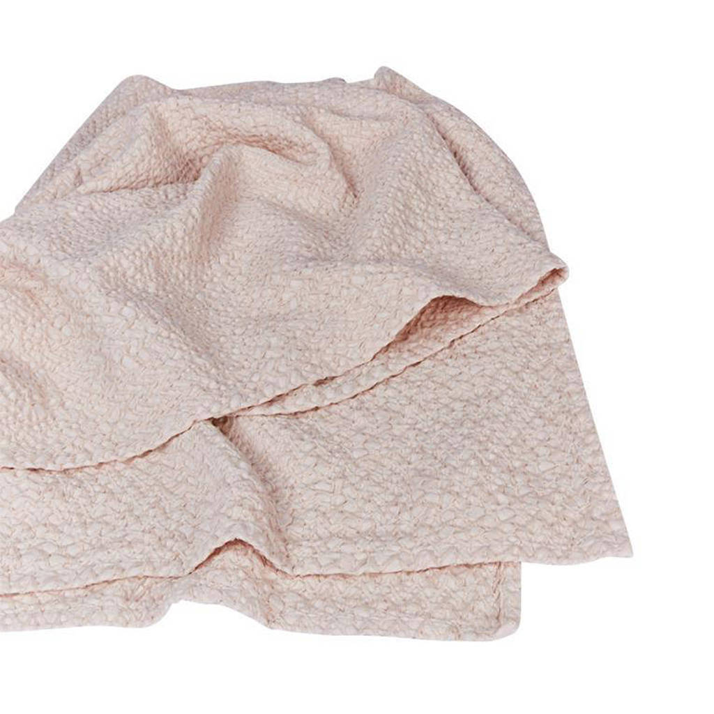 baby wiegdeken Honeycomb 70x100 cm soft pink