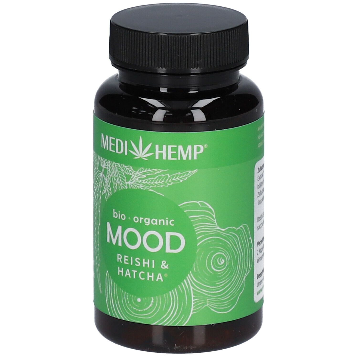 MEDIHEMP Bio MOOD Reishi-HATCHA® Kapseln