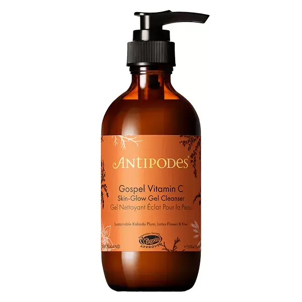 Gel de Limpeza Iluminador com Vitamina C Antipodes Gospel 200ml