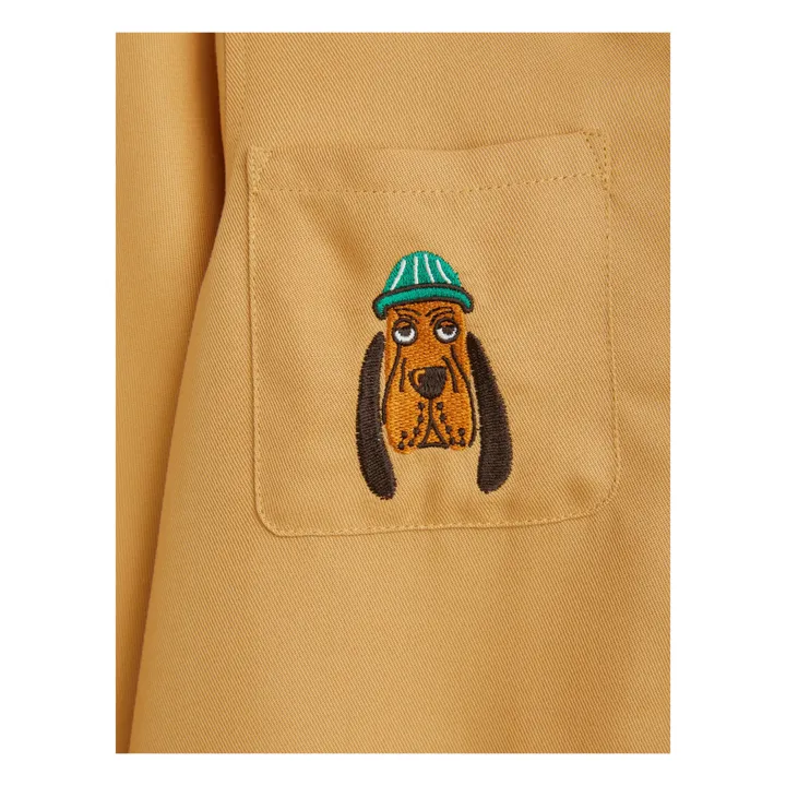 Mini Rodini Chemise Lyocell Chien | Beige