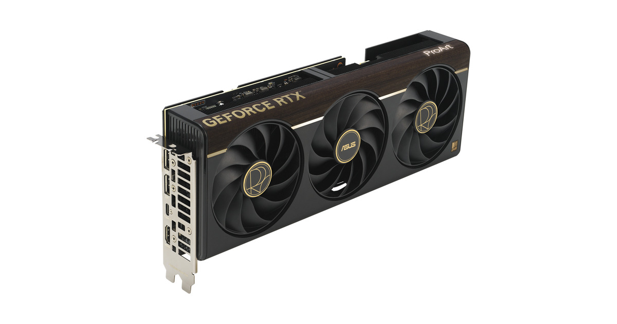 ASUSProArt GeForce RTX 5080 OC 16G grafische kaart  (DLSS 4, 2x DisplayPort, 1x HDMI 2.1, 1x USB-C)