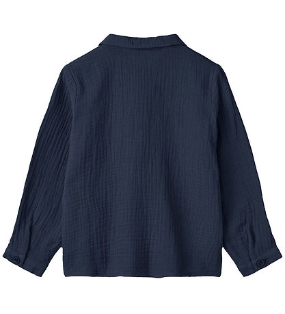 Fliink Hemd - Musselin - Elmo - Insinia Blue