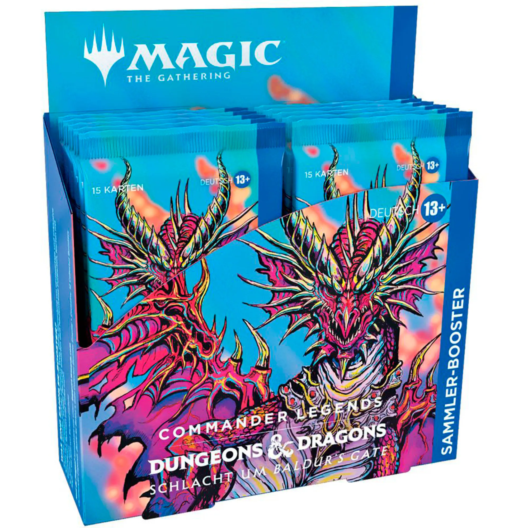 Wizards of the Coast Sammelkarten Magic: The Gathering - Commander Legends: Schlacht um Baldur's Gate Sammler Booster Display deutsch