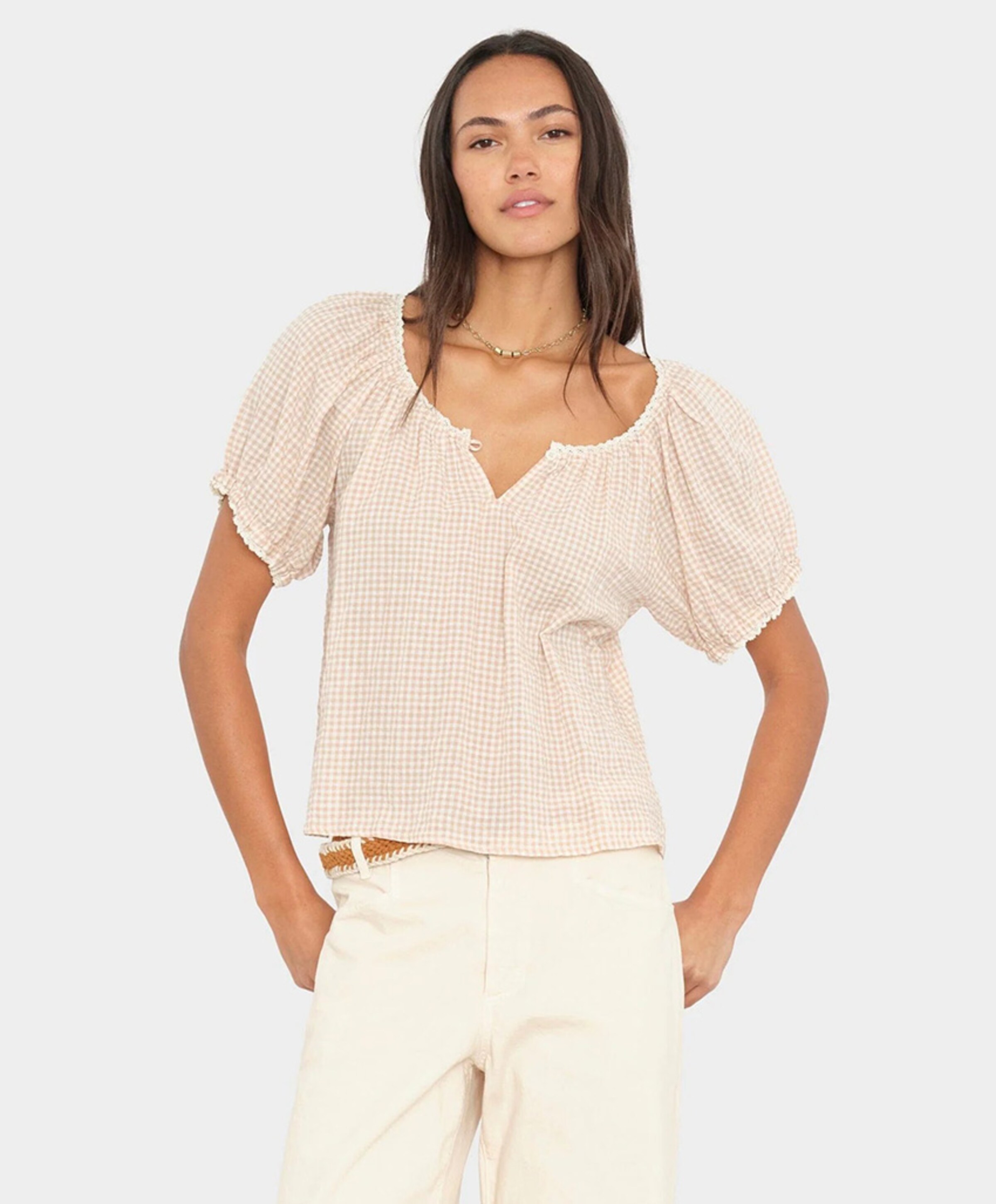Xirena Dames blouse beige