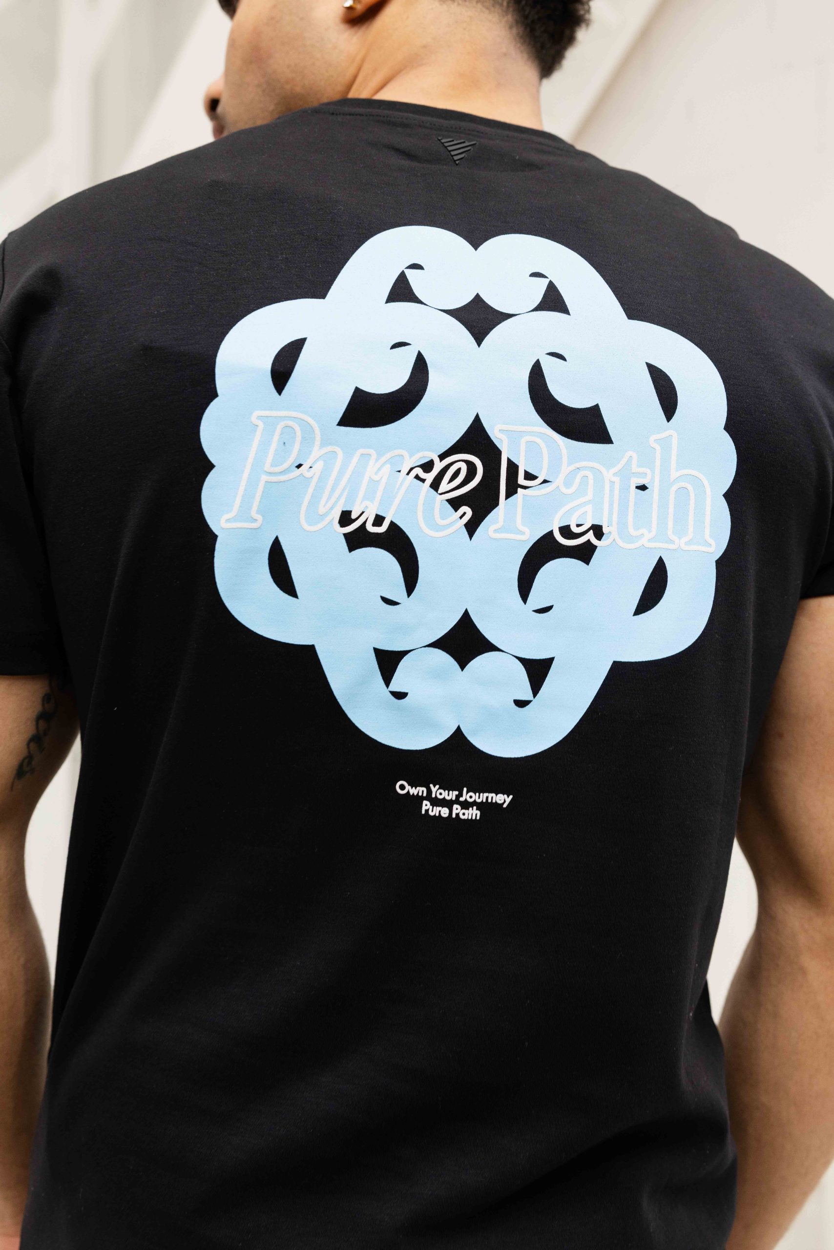 Pure Path Bold Emblem T-Shirt Heren Zwart