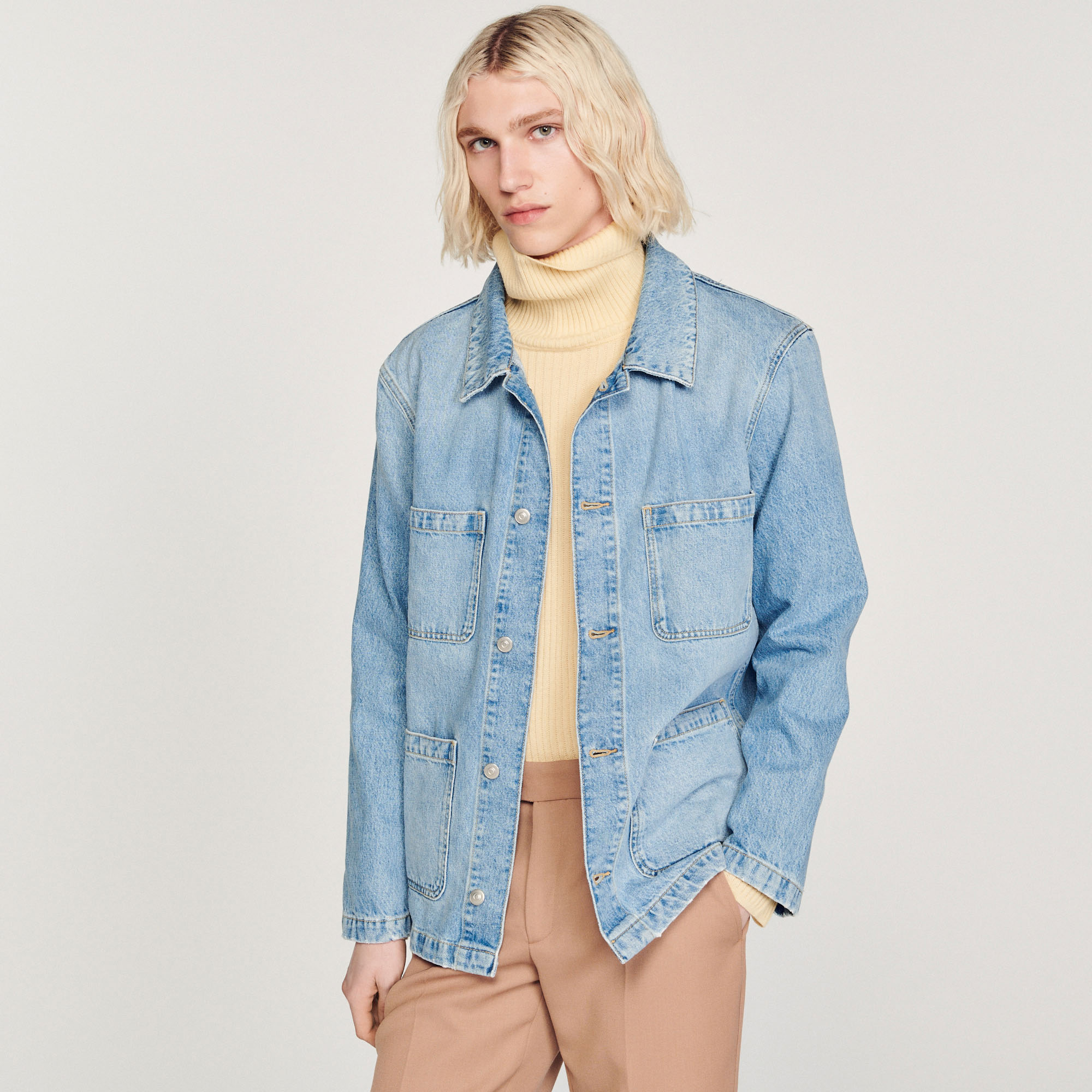 Blouson worker en denim