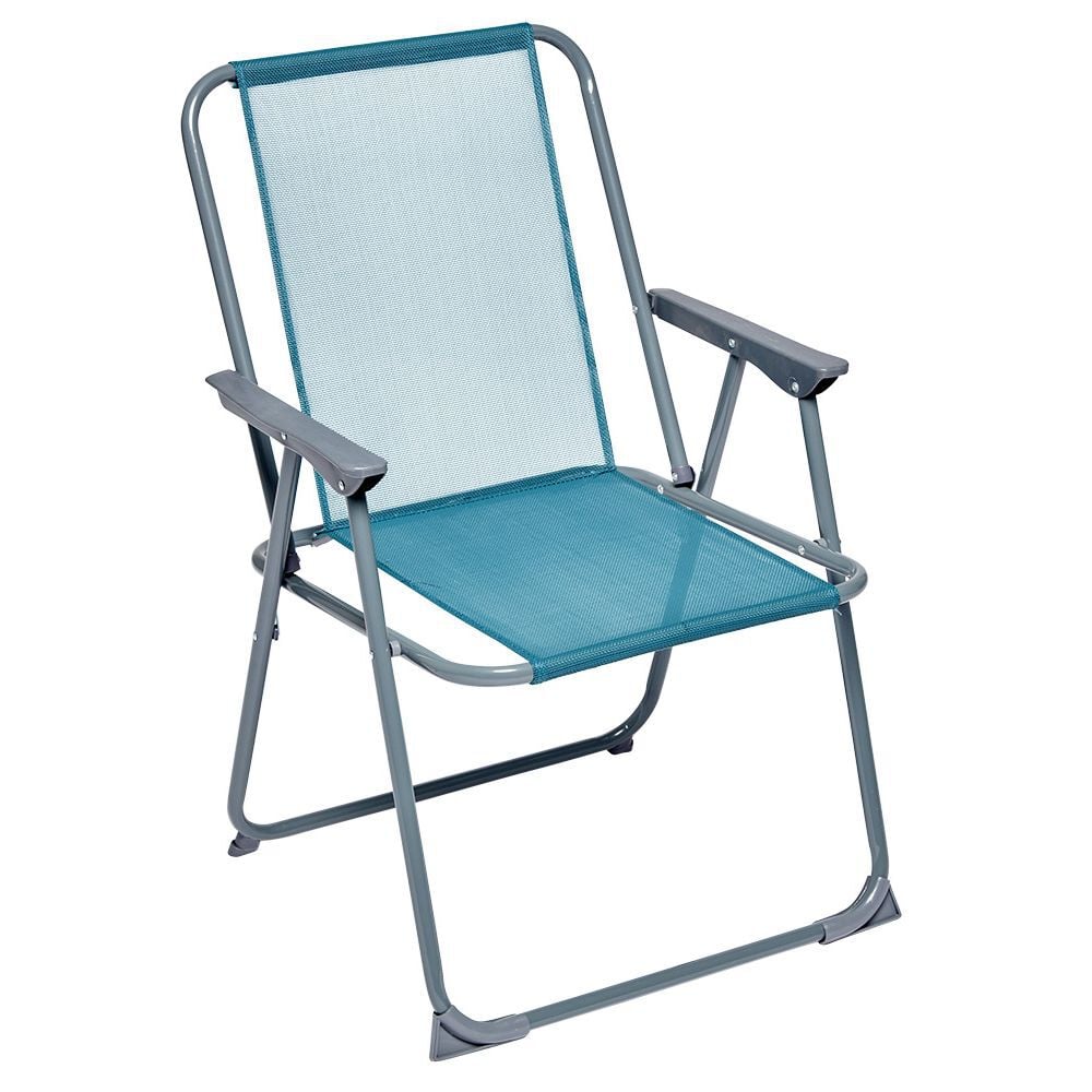 Fauteuil de camping pliant bleu