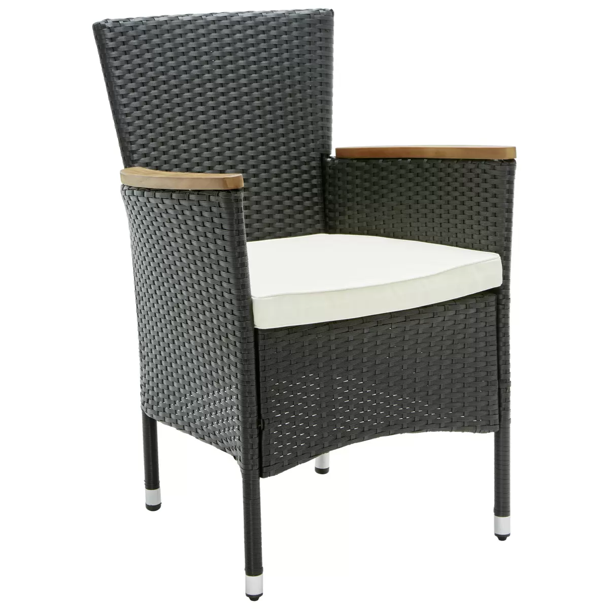 James Wood Gartengarnitur Moa 5-Teilig schwarz,braun,beige