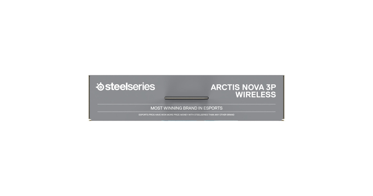 SteelSeriesArctis Nova 3P Wireless over-ear gaming headset  (Lichtblauw, 2.4 GHz / Bluetooth 5.3, Pc, PlayStation 5, PlayStation 4, Switch)