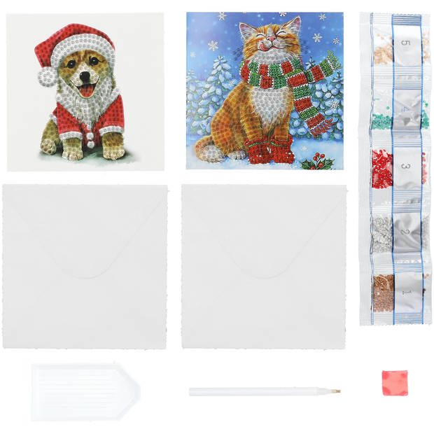 Diamond Painting kerst 2 assorti