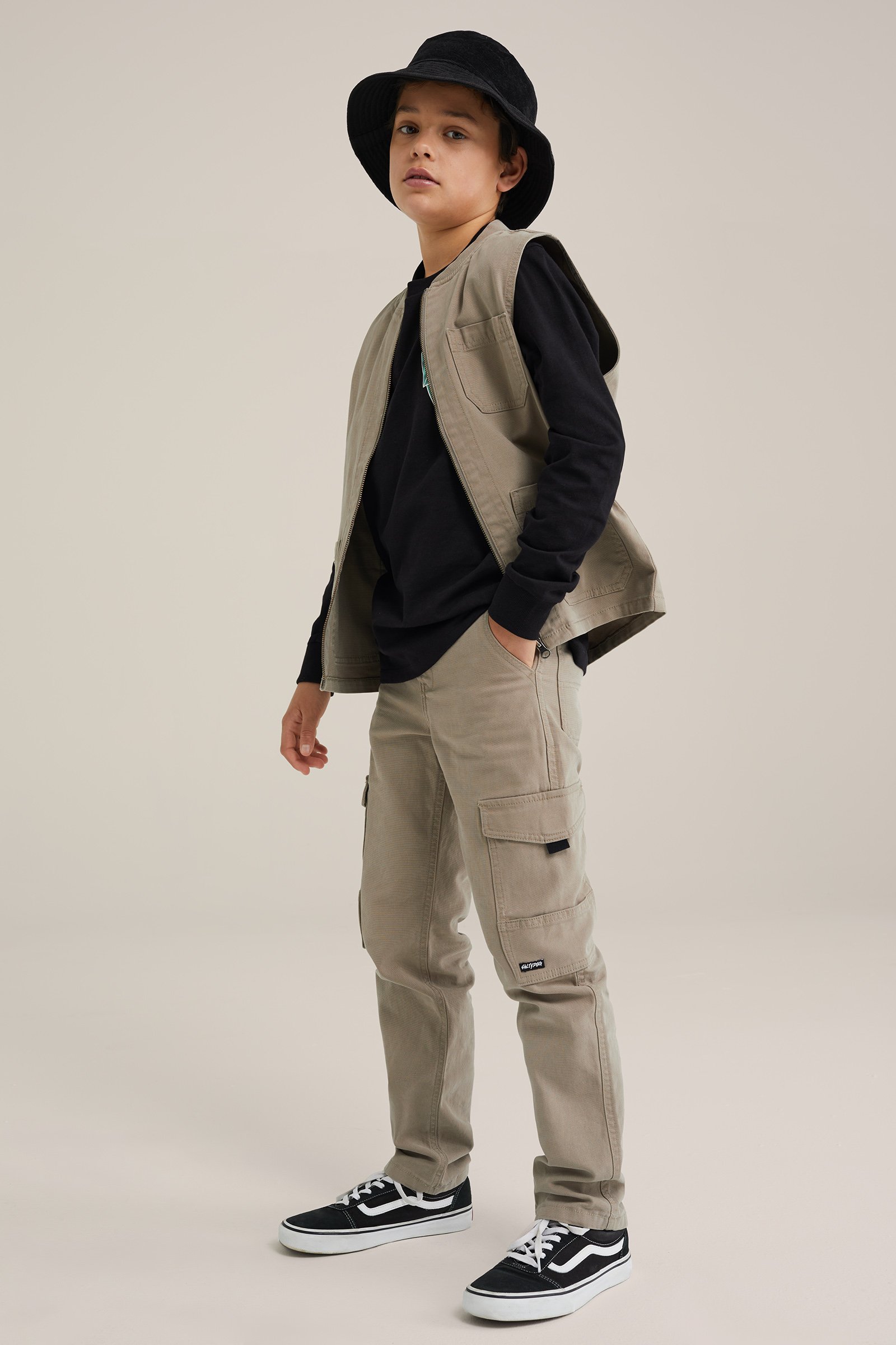 Jongens T-shirt met opdruk WE Fashion Zwart
