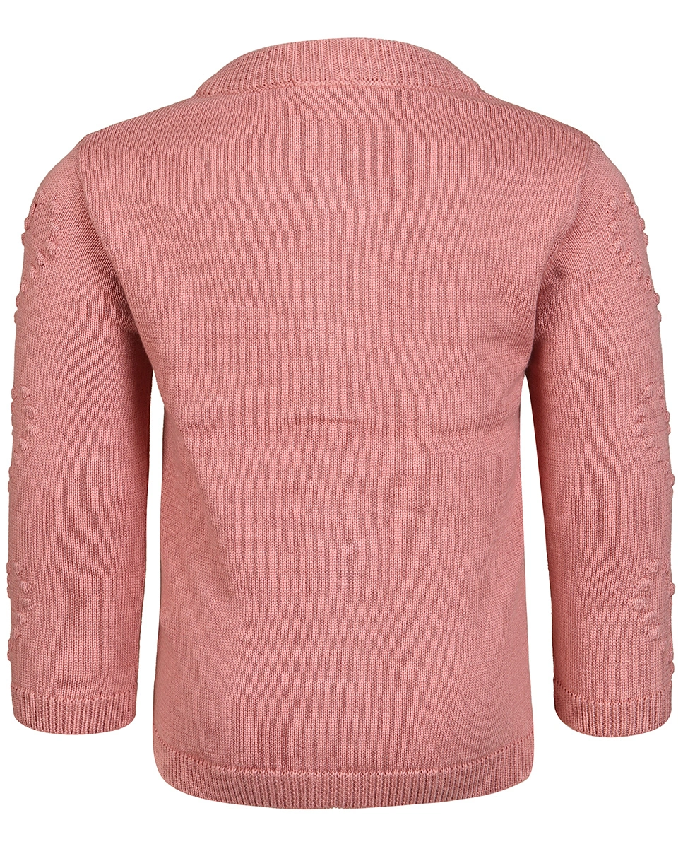 Strickjacke  FLORA in altrosa