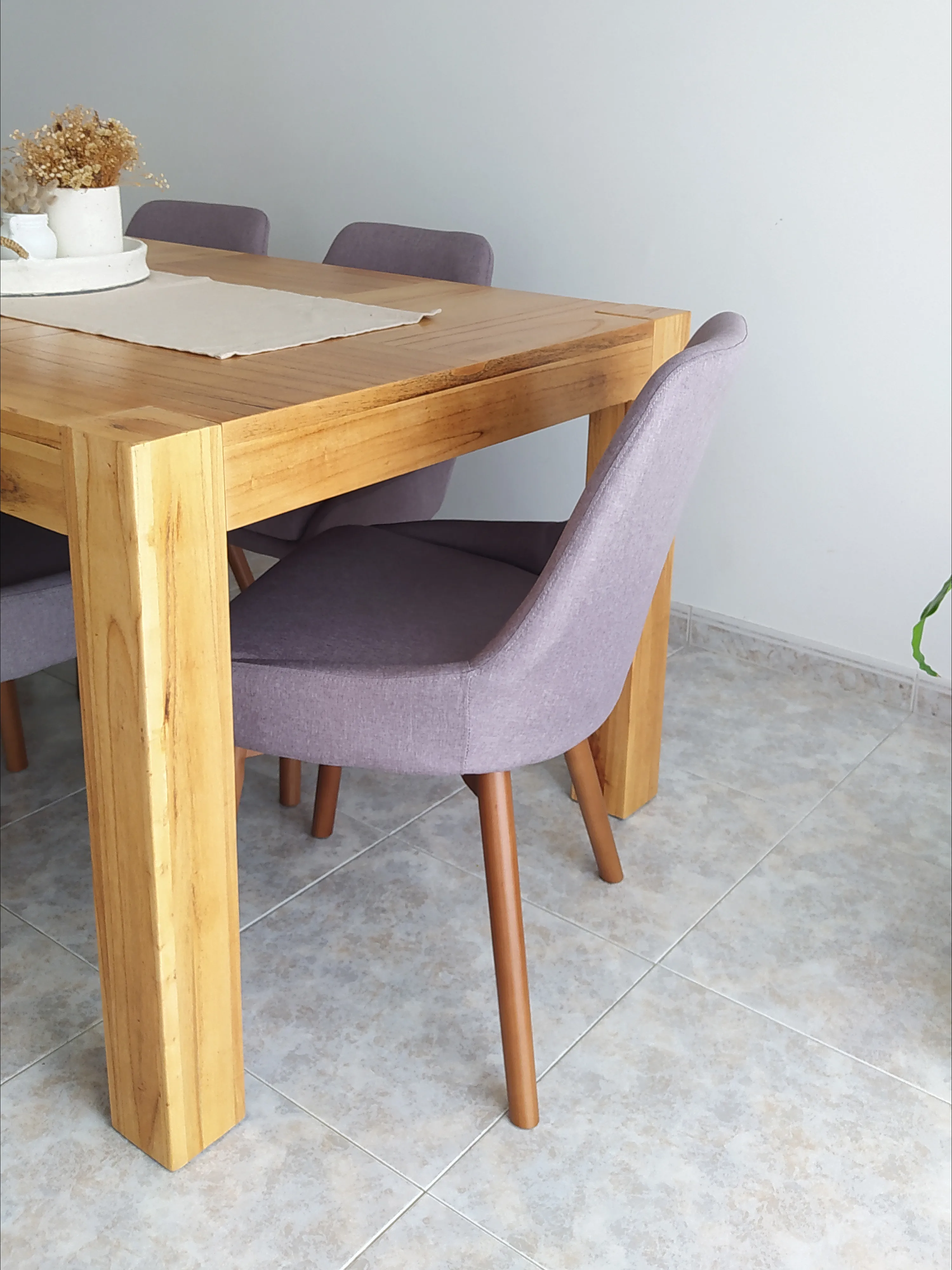Set van 2 eetkamerstoelen MELFORT Taupe