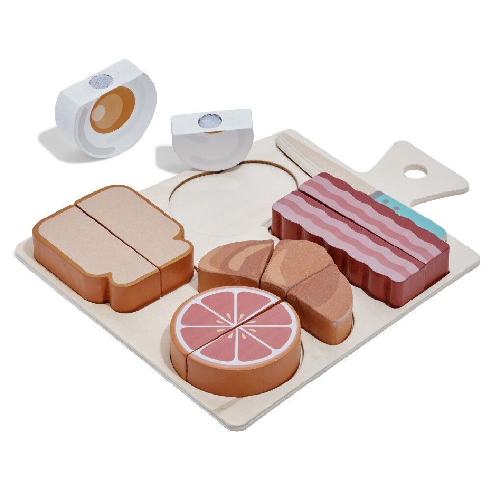 Aliment à découper avec planche bois 7 pièces