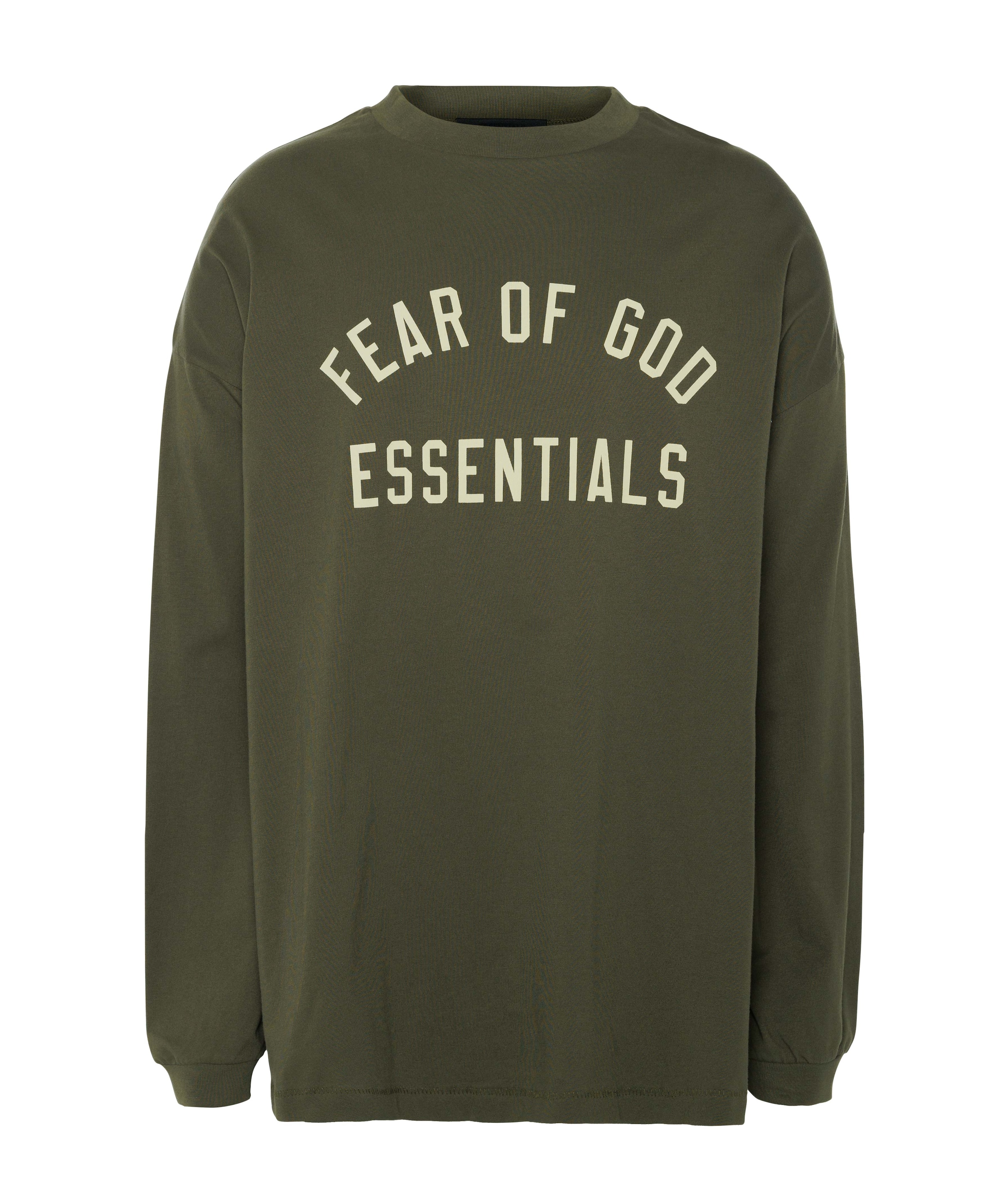 Fear of God Essentials Heren longsleeve groen