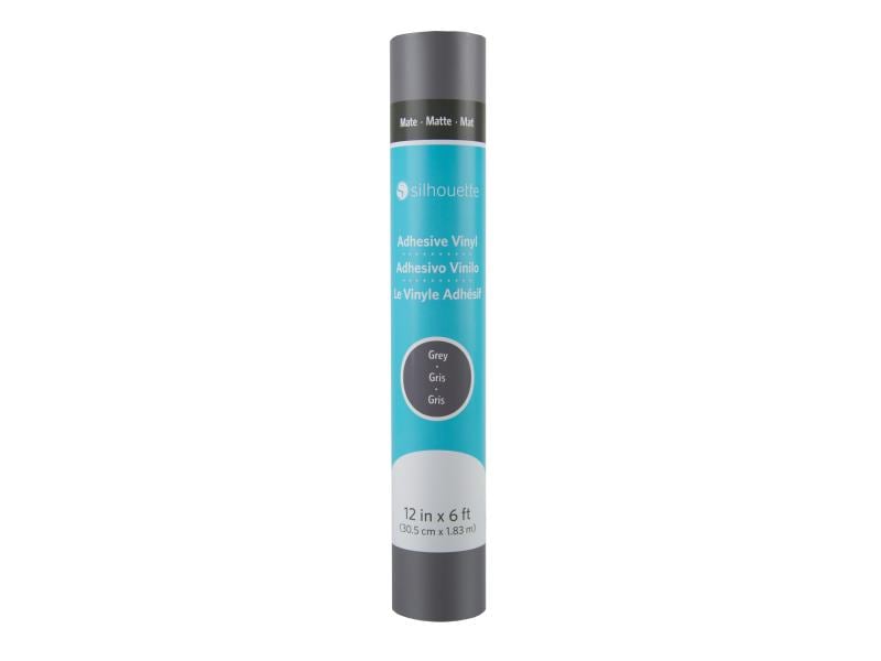 Silhouette Vinylfolie matt 30.5 cm Grau Wiederablösbare Klebefolie