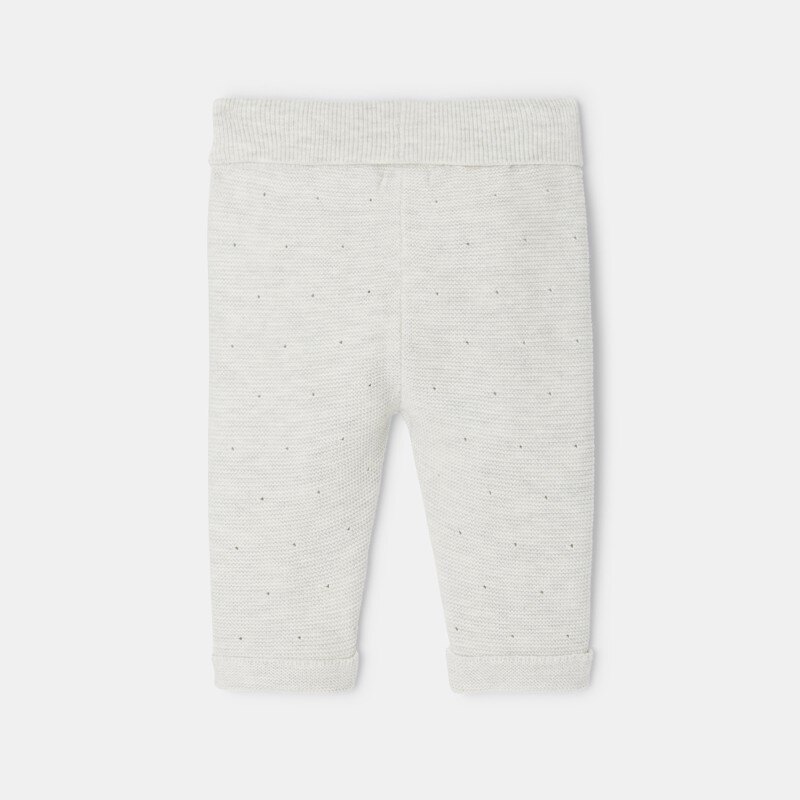 Pantalon en tricot point mousse blanc naissance Absorba Blanc