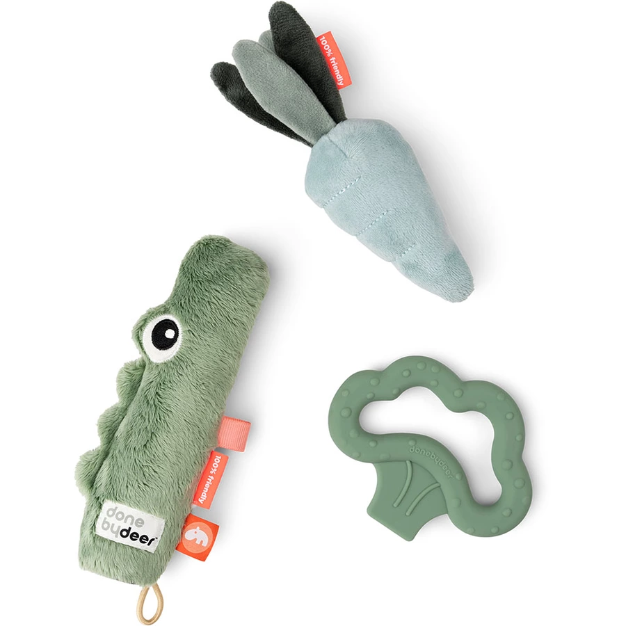 Done by Deer™ Sensorik-Spielset Croco, grün