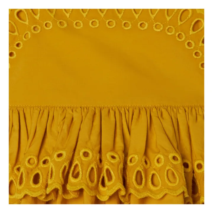 Stella McCartney Kids Robe Broderie Anglaise Baby | Jaune