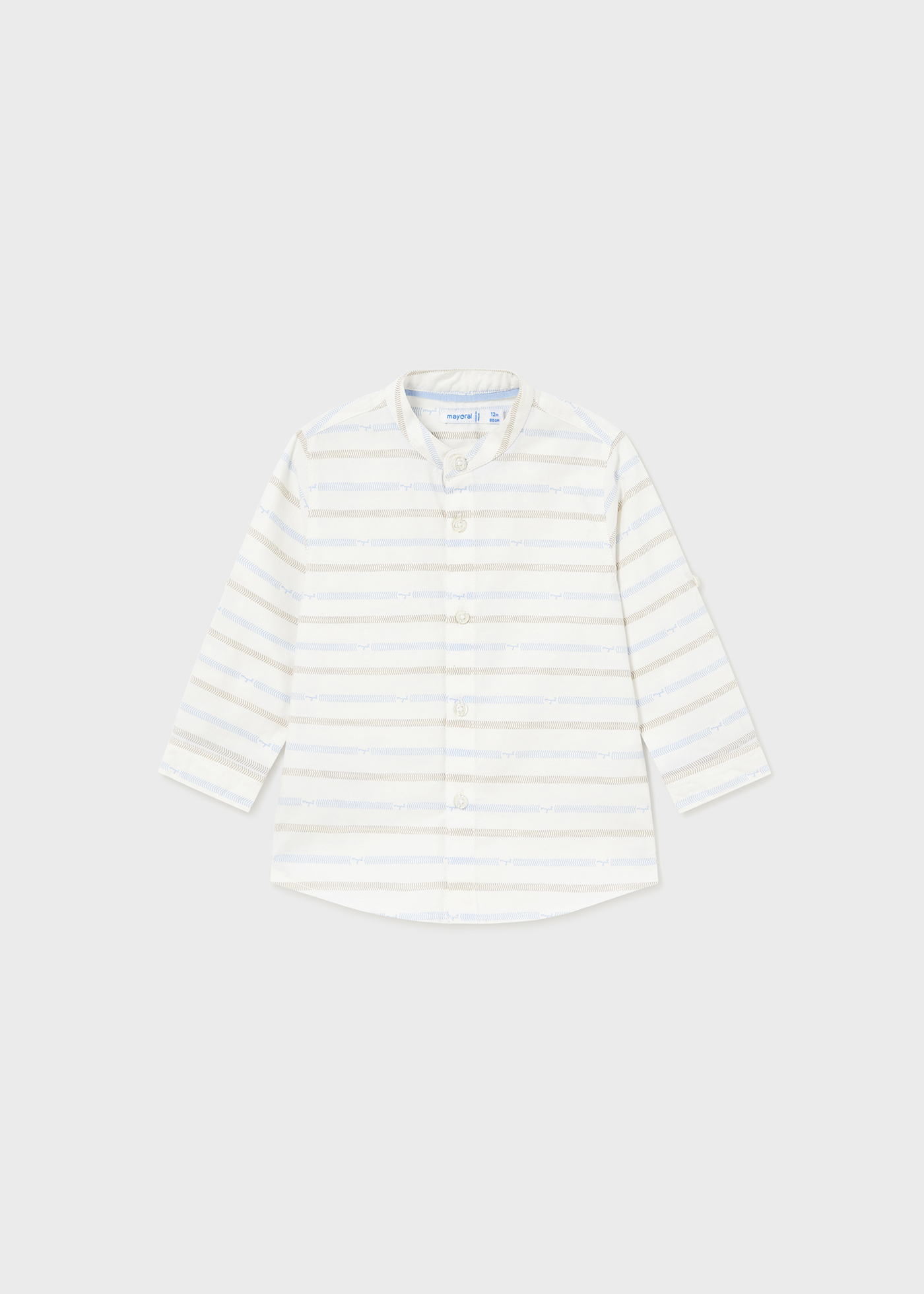Camisa de algodão popeline para bebês da Better Cotton