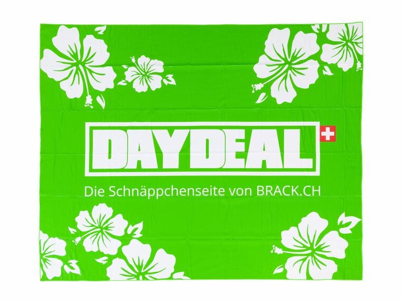 DayDeal.ch Strandtuch DayDeal.ch 180 x 220 cm Grosses und schnelltrocknendes Outdoor-Badetuch