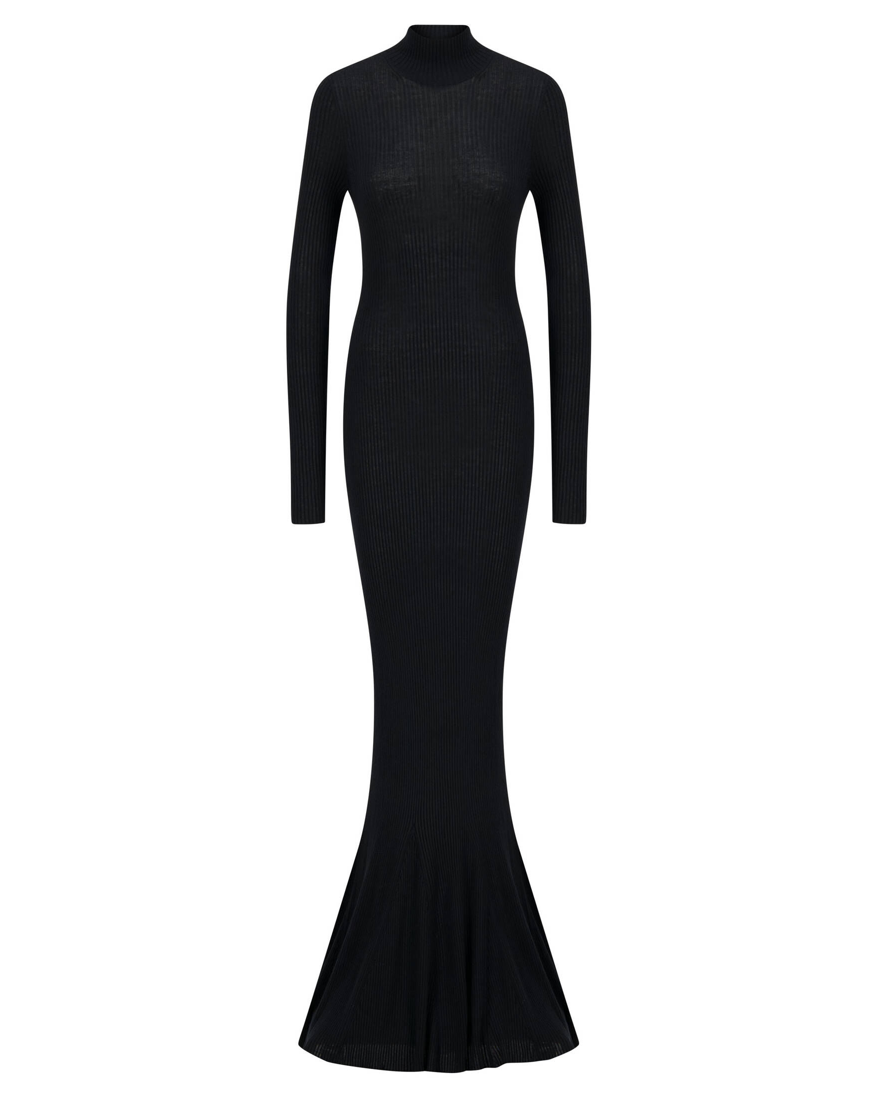 Balenciaga| Damen Maxikleid aus Kaschmir GODET DRESS
