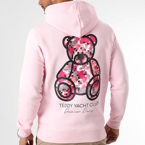 Sweat Capuche Damier Paris Pink Rose