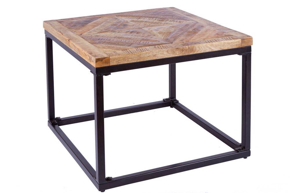 riess-ambiente Beistelltisch INFINITY HOME - 60cm Mangoholz Industrial Design massiv