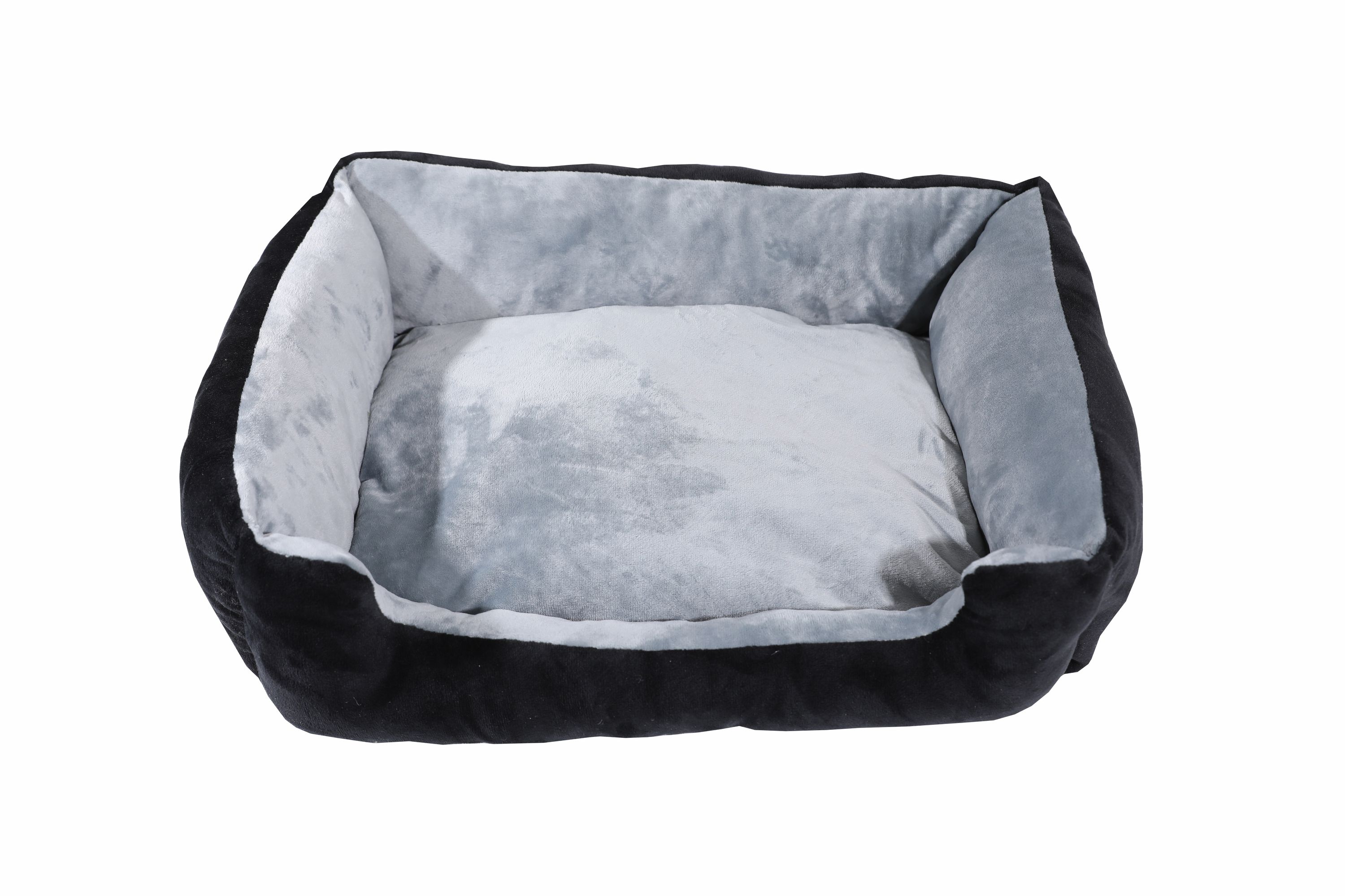 Hundebett NERO XL schwarz/grau