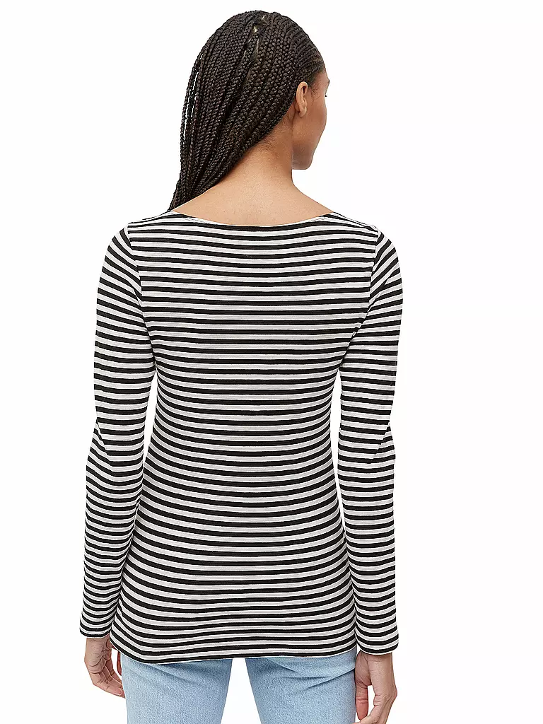 MARC O'POLO Langarmshirt schwarz
