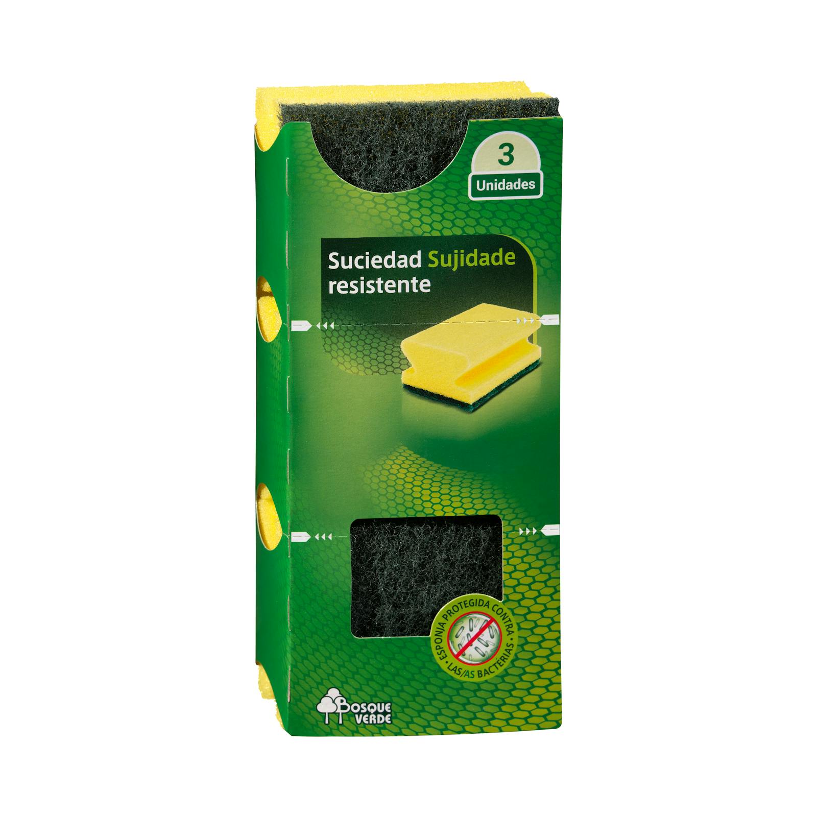 Tampon à récurer Green Forest Tough Dirt Nail Saver