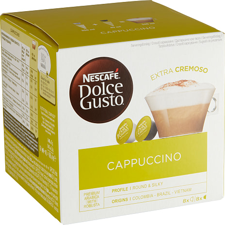 Cappuccino kaffekapsler