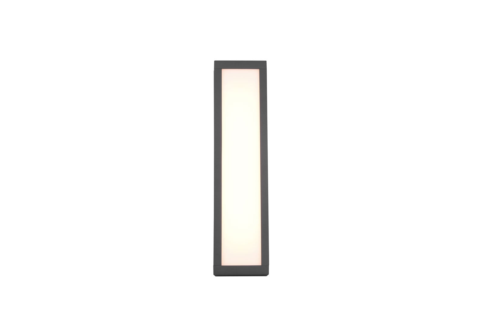 Fuerte Wandleuchte grau 226260142, B/H: 9/36 cm