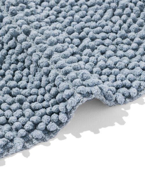 tapis de bain 50x80 chenille bleu glacier