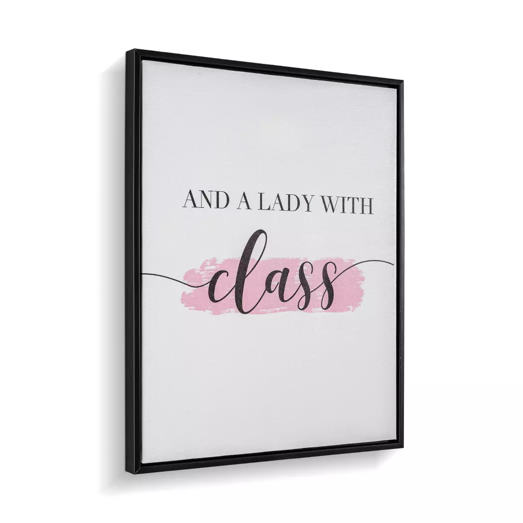 Wandbild 40 x 50 cm A Lady