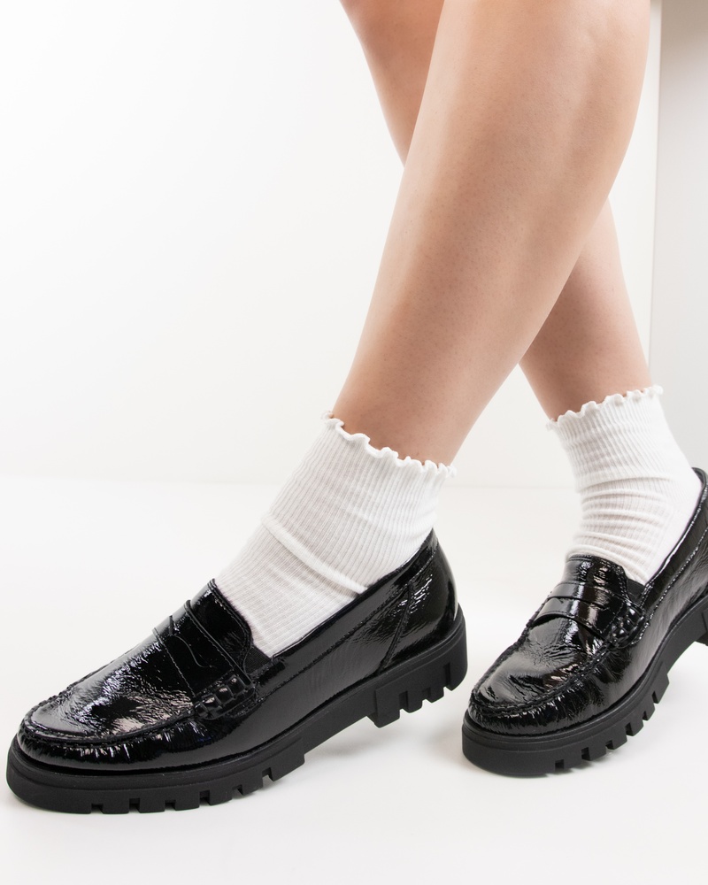 Waldläufer H-Serena Mocassins & loafers  - zwart