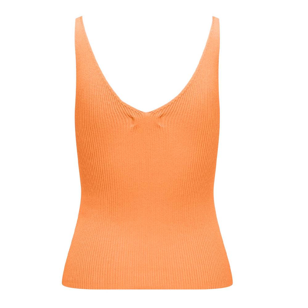 JDY Débardeur en Maille Orange Femme JDY NANNA