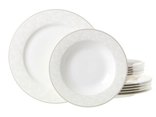 Ritzenhoff & Breker Speiseteller ISABELLA 6er Set cremeweiß