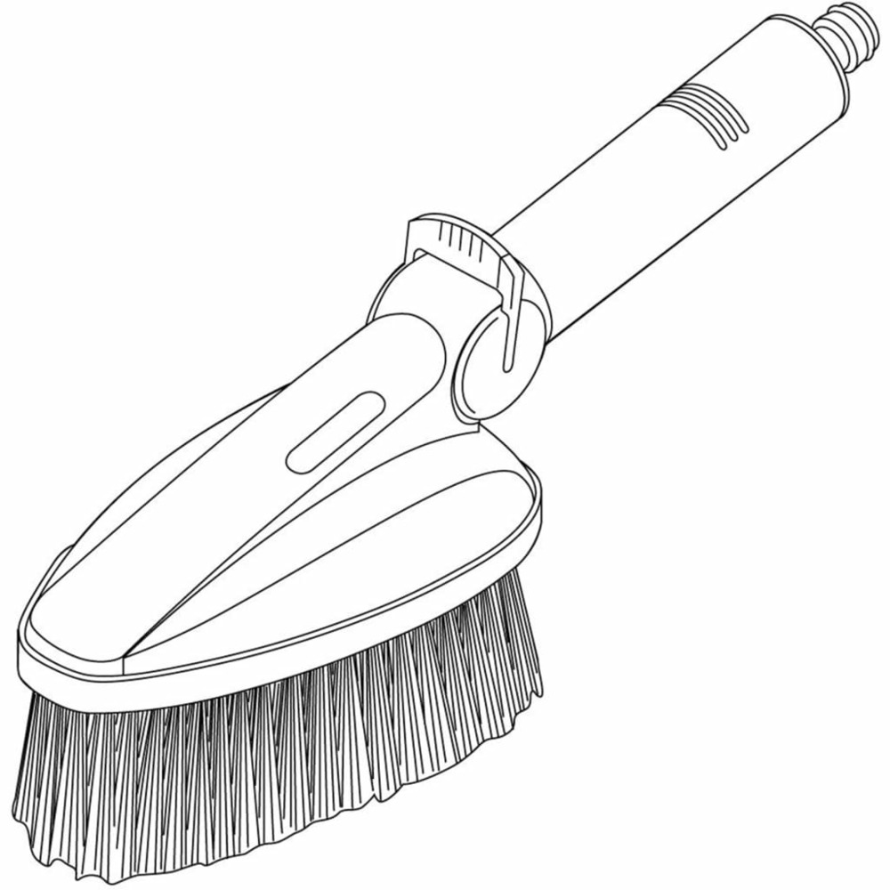 Brosse de lavage à main à brins souples