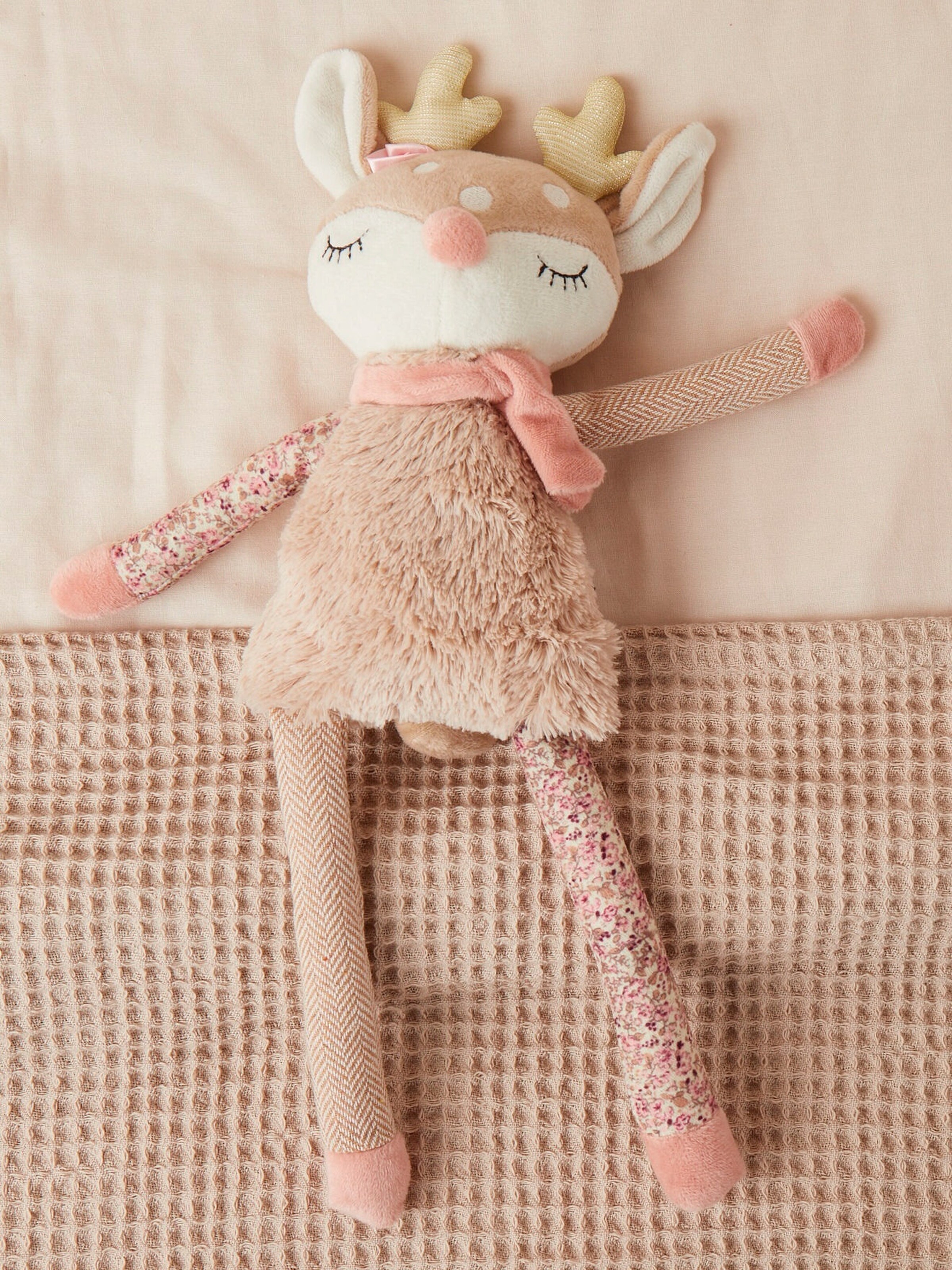 Bieco Kuscheltier Großes Reh - ab Geburt Beige