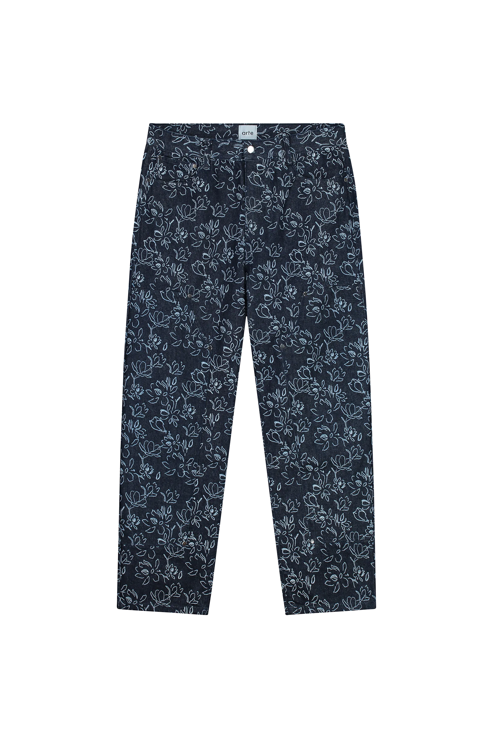 ARTE ANTWERP Jean JONAS FLOWERS DNM Bleu